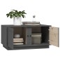 vidaXL Mesa de centro madera maciza de pino gris 80x50x40 cm vidaXL Mesa de centro madera maciza de pino gris 80x50x40 cm
