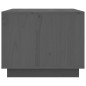 vidaXL Mesa de centro madera maciza de pino gris 80x50x40 cm vidaXL Mesa de centro madera maciza de pino gris 80x50x40 cm