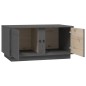vidaXL Mesa de centro madera maciza de pino gris 80x50x40 cm vidaXL Mesa de centro madera maciza de pino gris 80x50x40 cm