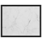 vidaXL Mesa de consola blanco vidrio templado 50x40x40 cm vidaXL Mesa de consola blanco vidrio templado 50x40x40 cm