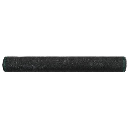 vidaXL Toldo para pista de tenis HDPE 1x50 m negro
