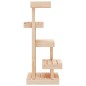 vidaXL Árbol para gatos madera maciza de pino 45,5x49x103 cm vidaXL Árbol para gatos madera maciza de pino 45,5x49x103 cm