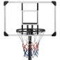 vidaXL Canasta de baloncesto policarbonato transparente 235-305 cm vidaXL Canasta de baloncesto policarbonato transparente 235-305 cm