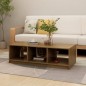 vidaXL Mesa de centro de madera maciza pino marrón miel 110x50x34 cm vidaXL Mesa de centro de madera maciza pino marrón miel 110x50x34 cm