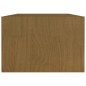 vidaXL Mesa de centro de madera maciza pino marrón miel 110x50x34 cm vidaXL Mesa de centro de madera maciza pino marrón miel 110x50x34 cm