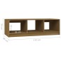 vidaXL Mesa de centro de madera maciza pino marrón miel 110x50x34 cm vidaXL Mesa de centro de madera maciza pino marrón miel 110x50x34 cm