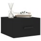 vidaXL Mesita de noche de pared negro 35x35x20 cm vidaXL Mesita de noche de pared negro 35x35x20 cm