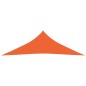 vidaXL Toldo de vela HDPE naranja 160 g/m² 4x4x4 m vidaXL Toldo de vela HDPE naranja 160 g/m² 4x4x4 m