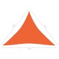 vidaXL Toldo de vela HDPE naranja 160 g/m² 4x4x4 m vidaXL Toldo de vela HDPE naranja 160 g/m² 4x4x4 m