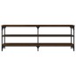 vidaXL Mueble de TV madera contrachapada marrón roble 140x30x50 cm