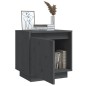 vidaXL Mesita de noche de madera maciza de pino gris 40x30x40 cm vidaXL Mesita de noche de madera maciza de pino gris 40x30x40 cm