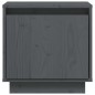 vidaXL Mesita de noche de madera maciza de pino gris 40x30x40 cm vidaXL Mesita de noche de madera maciza de pino gris 40x30x40 cm