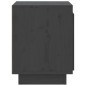 vidaXL Mesita de noche de madera maciza de pino gris 40x30x40 cm vidaXL Mesita de noche de madera maciza de pino gris 40x30x40 cm