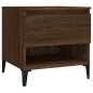 vidaXL Mesa auxiliar madera contrachapada roble marrón 50x46x50 cm vidaXL Mesa auxiliar madera contrachapada roble marrón 50x46x50 cm