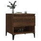 vidaXL Mesa auxiliar madera contrachapada roble marrón 50x46x50 cm vidaXL Mesa auxiliar madera contrachapada roble marrón 50x46x50 cm