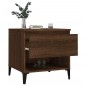 vidaXL Mesa auxiliar madera contrachapada roble marrón 50x46x50 cm vidaXL Mesa auxiliar madera contrachapada roble marrón 50x46x50 cm
