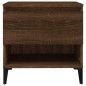vidaXL Mesa auxiliar madera contrachapada roble marrón 50x46x50 cm vidaXL Mesa auxiliar madera contrachapada roble marrón 50x46x50 cm