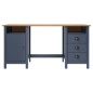 vidaXL Escritorio Hill Range madera de pino gris 150x50x74 cm vidaXL Escritorio Hill Range madera de pino gris 150x50x74 cm