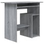 vidaXL Escritorio de madera contrachapada gris Sonoma 80x45x74 cm vidaXL Escritorio de madera contrachapada gris Sonoma 80x45x74 cm