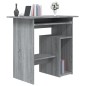 vidaXL Escritorio de madera contrachapada gris Sonoma 80x45x74 cm vidaXL Escritorio de madera contrachapada gris Sonoma 80x45x74 cm