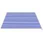 vidaXL Tela de repuesto para toldo azul y blanco 5x3,5 m vidaXL Tela de repuesto para toldo azul y blanco 5x3,5 m