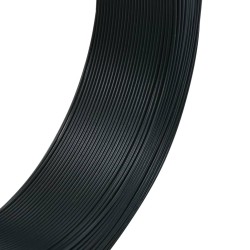 vidaXL Alambre de atar vallas acero verde ennegrecido 250 m 2,3/3,8 mm
