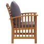 vidaXL Muebles de jardín 4 piezas con cojines madera maciza de acacia vidaXL Muebles de jardín 4 piezas con cojines madera maciza de acacia
