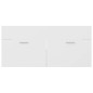 vidaXL Armario para lavabo madera contrachapada blanco 100x38,5x46 cm vidaXL Armario para lavabo madera contrachapada blanco 100x38,5x46 cm