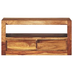 vidaXL Mueble para TV de madera maciza de Sheesham 80x30x40 cm