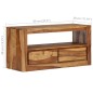 vidaXL Mueble para TV de madera maciza de Sheesham 80x30x40 cm