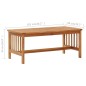 vidaXL Muebles de jardín 4 piezas con cojines madera maciza de acacia vidaXL Muebles de jardín 4 piezas con cojines madera maciza de acacia