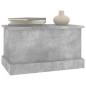 vidaXL Baúl almacenaje madera contrachapada gris hormigón 50x30x28 cm vidaXL Baúl almacenaje madera contrachapada gris hormigón 50x30x28 cm
