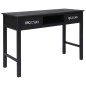 vidaXL Mesa consola de madera negra 110x45x76 cm vidaXL Mesa consola de madera negra 110x45x76 cm