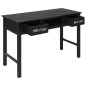 vidaXL Mesa consola de madera negra 110x45x76 cm vidaXL Mesa consola de madera negra 110x45x76 cm