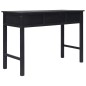 vidaXL Mesa consola de madera negra 110x45x76 cm vidaXL Mesa consola de madera negra 110x45x76 cm
