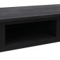 vidaXL Mesa consola de madera negra 110x45x76 cm vidaXL Mesa consola de madera negra 110x45x76 cm