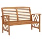 vidaXL Juego de muebles de jardín 5 piezas madera maciza de acacia
