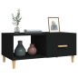 vidaXL Mesa de centro madera contrachapada negro 89,5x50x40 cm vidaXL Mesa de centro madera contrachapada negro 89,5x50x40 cm