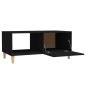 vidaXL Mesa de centro madera contrachapada negro 89,5x50x40 cm vidaXL Mesa de centro madera contrachapada negro 89,5x50x40 cm