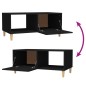 vidaXL Mesa de centro madera contrachapada negro 89,5x50x40 cm vidaXL Mesa de centro madera contrachapada negro 89,5x50x40 cm