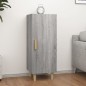 vidaXL Aparador de madera contrachapada gris Sonoma 34,5x34x90 cm