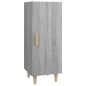 vidaXL Aparador de madera contrachapada gris Sonoma 34,5x34x90 cm