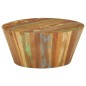 vidaXL Mesa de centro de madera maciza reciclada Ø65x31 cm vidaXL Mesa de centro de madera maciza reciclada Ø65x31 cm