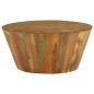 vidaXL Mesa de centro de madera maciza reciclada Ø65x31 cm vidaXL Mesa de centro de madera maciza reciclada Ø65x31 cm