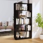 vidaXL Estantería/divisor de espacios madera pino negro 80x25x163,5 cm vidaXL Estantería/divisor de espacios madera pino negro 80x25x163,5 cm