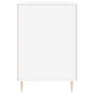 vidaXL Escritorio madera contrachapada blanco brillante 140x50x75 cm vidaXL Escritorio madera contrachapada blanco brillante 140x50x75 cm