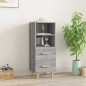 vidaXL Aparador de madera contrachapada gris Sonoma 34,5x34x90 cm vidaXL Aparador de madera contrachapada gris Sonoma 34,5x34x90 cm