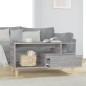vidaXL Mesa de centro madera contrachapada gris Sonoma 90x49x45 cm vidaXL Mesa de centro madera contrachapada gris Sonoma 90x49x45 cm
