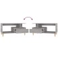 vidaXL Mesa de centro madera contrachapada gris Sonoma 90x49x45 cm vidaXL Mesa de centro madera contrachapada gris Sonoma 90x49x45 cm