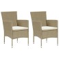 vidaXL Juego de comedor de jardín de 5 piezas beige vidaXL Juego de comedor de jardín de 5 piezas beige